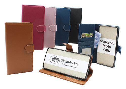 Skimblocker Motorola Moto G86 Lommebok Deksel