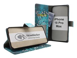 Skimblocker iPhone 18 Pro Max Lommebok Deksel Design