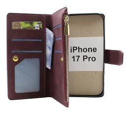 XL iPhone 17 Pro Luksus Lommebok Deksel