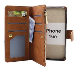 XL iPhone 16e Luksus Lommebok Deksel