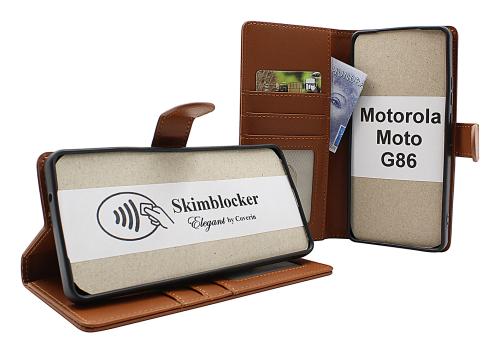 Skimblocker Motorola Moto G86 Lommebok Deksel