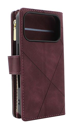 XL iPhone 17 Pro Luksus Lommebok Deksel