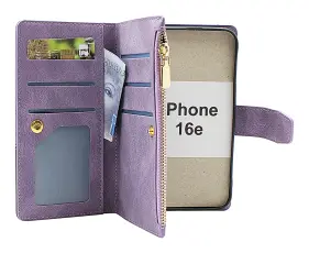 XL iPhone 16e Luksus Lommebok Deksel
