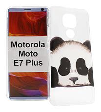 TPU Designdeksel Motorola Moto E7 Plus