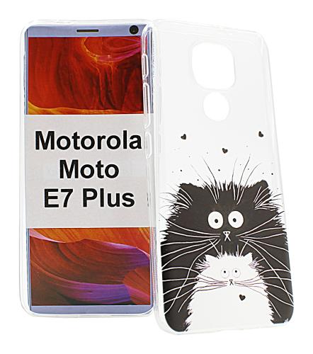 TPU Designdeksel Motorola Moto E7 Plus