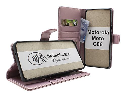 Skimblocker Motorola Moto G86 Lommebok Deksel
