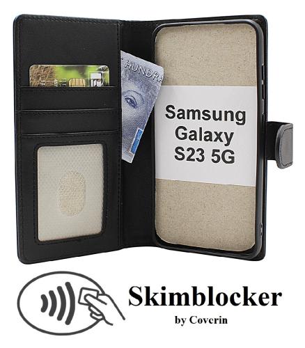 Skimblocker Samsung Galaxy S23 5G Lommebok Deksel