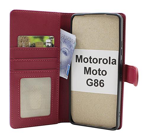Skimblocker Motorola Moto G86 Lommebok Deksel