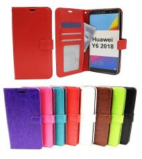 Crazy Horse Wallet Huawei Y6 2018