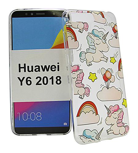 TPU Designdeksel Huawei Y6 2018