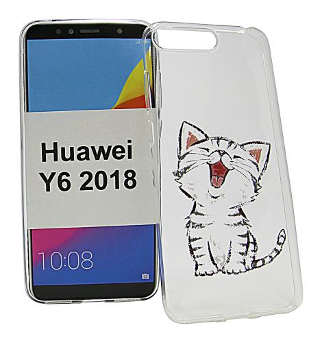 TPU Designdeksel Huawei Y6 2018