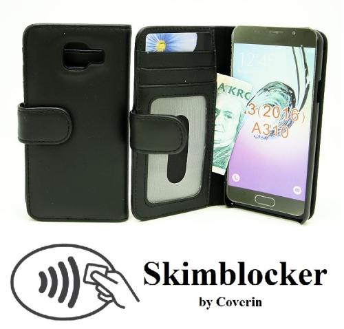 Skimblocker Lommebok-etui Samsung Galaxy A3 2016 (A310F)