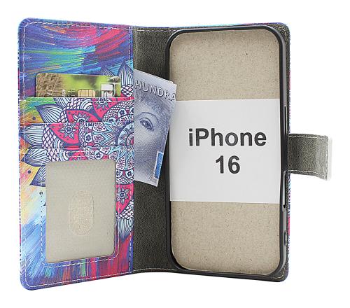 Skimblocker iPhone 16 Lommebok Deksel Design