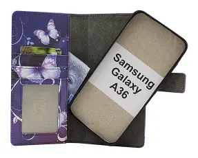 Skimblocker Samsung Galaxy A36 Magnet Lommebok Deksel Design