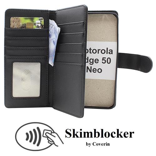 Skimblocker Motorola Edge 50 Neo XL Magnet Lommebok Deksel