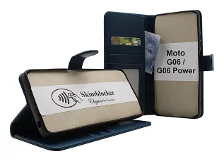Skimblocker Motorola Moto G06 / G06 Power Lommebok Deksel