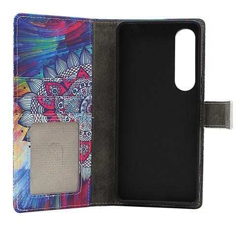 Skimblocker Sony Xperia 1 VII Magnet Lommebok Deksel Design