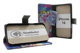 Skimblocker iPhone 16 Lommebok Deksel Design