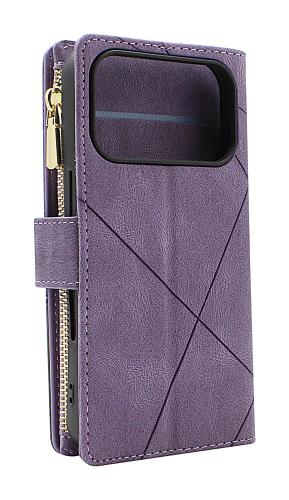 XL iPhone 17 Pro Luksus Lommebok Deksel