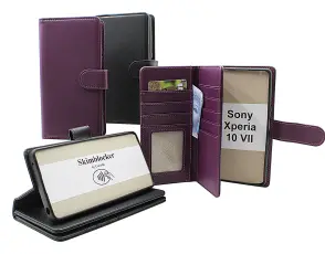 Skimblocker Sony Xperia 10 VII XL Lommebok Deksel