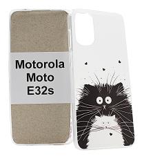 TPU Designdeksel Motorola Moto E32s