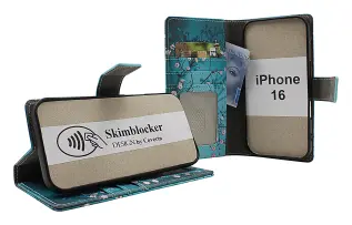 Skimblocker iPhone 16 Lommebok Deksel Design