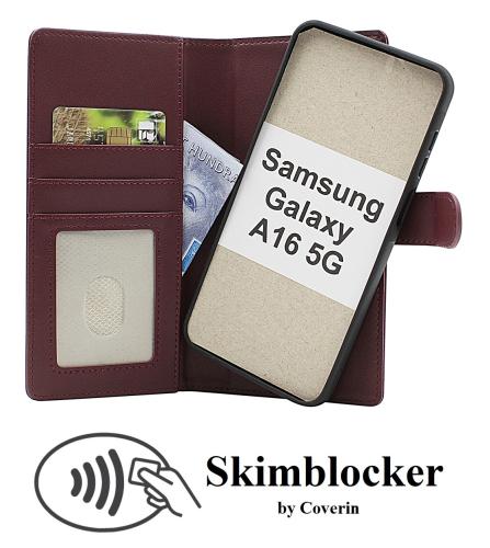 Skimblocker Samsung Galaxy A16 / A16 5G Magnet Lommebok Deksel