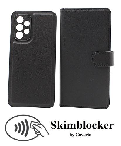 Skimblocker Samsung Galaxy A53 5G (SM-A536B) Magnet Lommebok Deksel