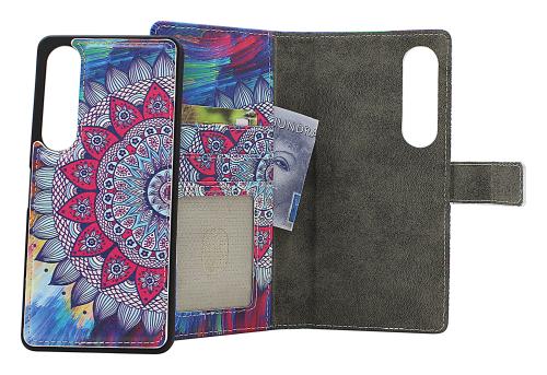 Skimblocker Sony Xperia 1 VII Magnet Lommebok Deksel Design