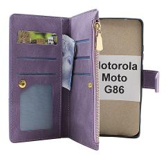 XL Motorola Moto G86 / G86 Power Luksus Lommebok Deksel