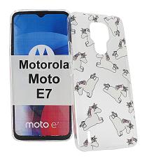 TPU Designdeksel Motorola Moto E7