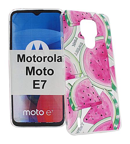 TPU Designdeksel Motorola Moto E7