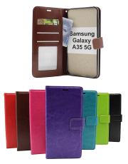 Crazy Horse Wallet Samsung Galaxy A35 5G