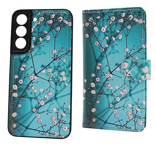 Skimblocker Samsung Galaxy S22 5G Magnet Lommebok Deksel Design