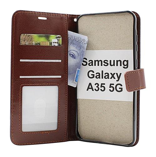 Crazy Horse Wallet Samsung Galaxy A35 5G