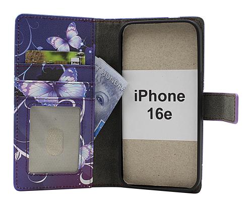 Skimblocker iPhone 16e Magnet Lommebok Deksel Design
