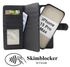 Skimblocker iPhone 15 Pro Max XL Magnet Lommebok Deksel