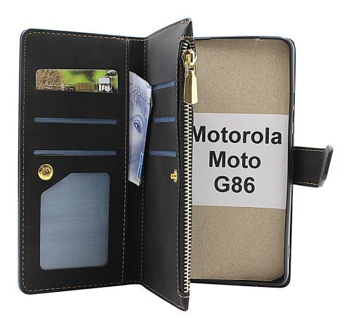 XL Motorola Moto G86 Luksus Lommebok Deksel
