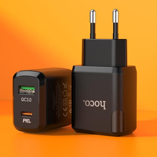 Hoco N5 Dual Vegglader Veggadapter