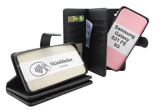 Skimblocker Samsung Galaxy S21 FE 5G XL Magnet Lommebok Deksel