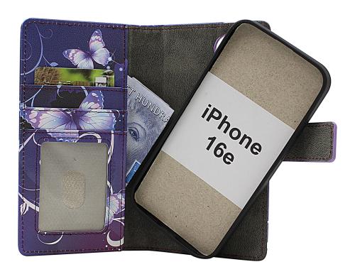 Skimblocker iPhone 16e Magnet Lommebok Deksel Design