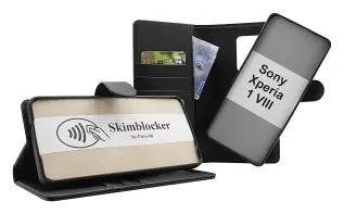 Skimblocker Sony Xperia 1 VIII Magnet Lommebok Deksel