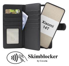 Skimblocker Xiaomi 14T 5G XL Magnet Lommebok Deksel