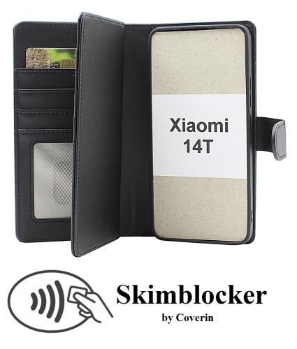 Skimblocker Xiaomi 14T 5G XL Magnet Lommebok Deksel