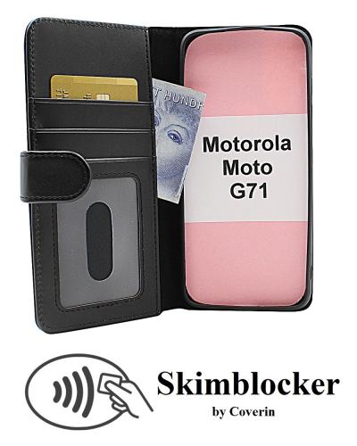 Skimblocker Lommebok-etui Motorola Moto G71