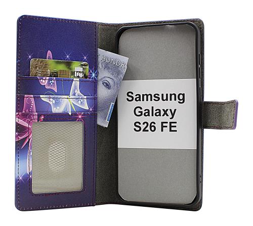 Skimblocker Samsung Galaxy S26 FE Lommebok Deksel Design