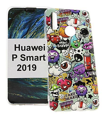 TPU Designdeksel Huawei P Smart 2019