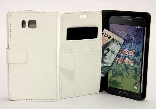 Standcase wallet Samsung Galaxy Alpha (G850F)