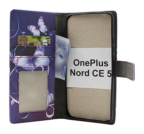 Skimblocker OnePlus Nord CE5 (CPH2719) Lommebok Deksel Design