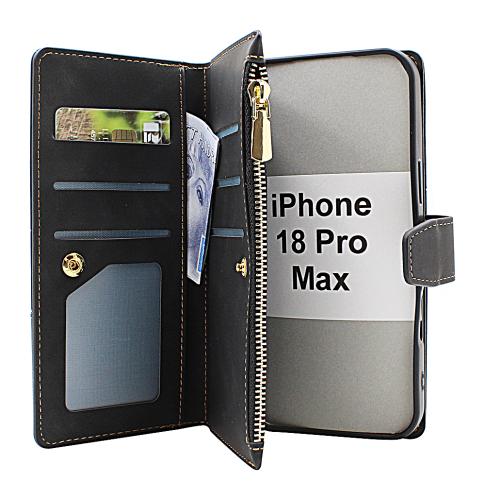 XL iPhone 18 Pro Max Luksus Lommebok Deksel